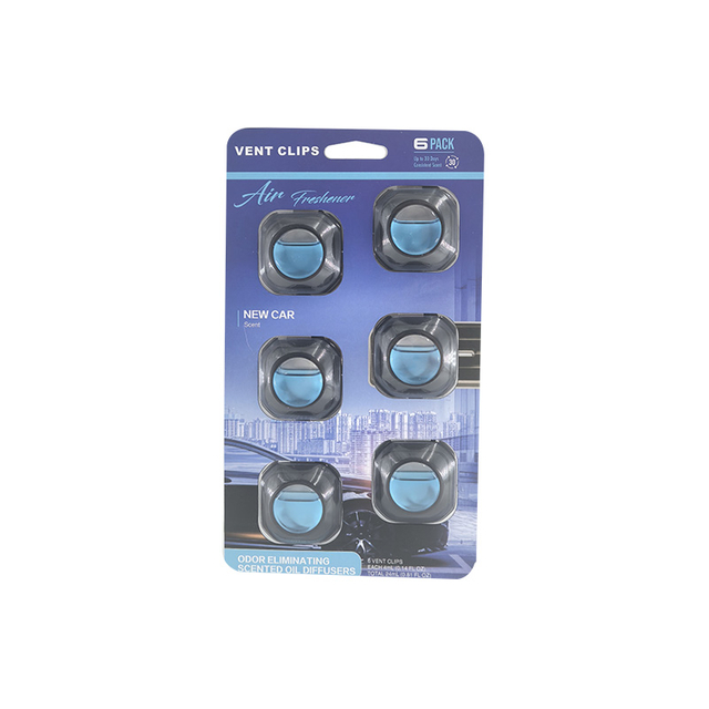 Wholesale 6pk Car Air Freshener For Auto Vent Clip Membrane Air Freshener
