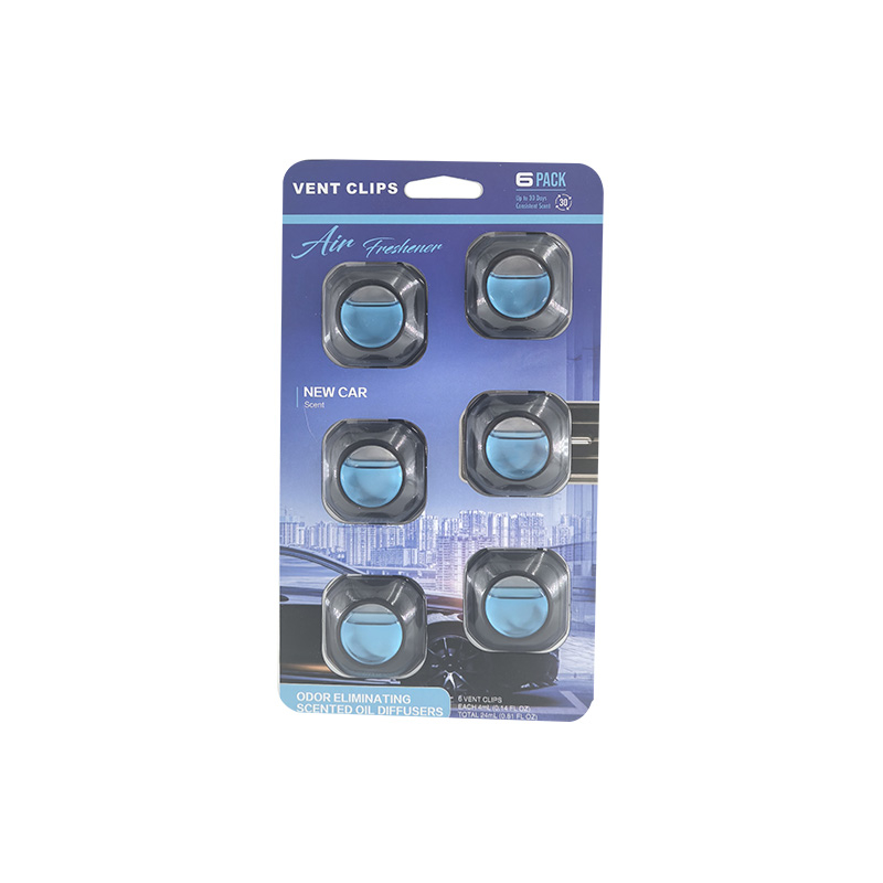 Wholesale 6pk Car Air Freshener For Auto Vent Clip Membrane Air Freshener