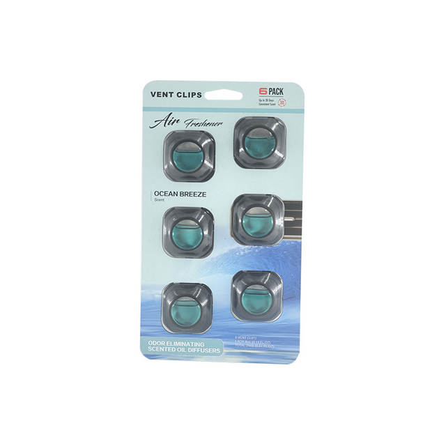 Wholesale 6pk Car Air Freshener For Auto Vent Clip Membrane Air Freshener
